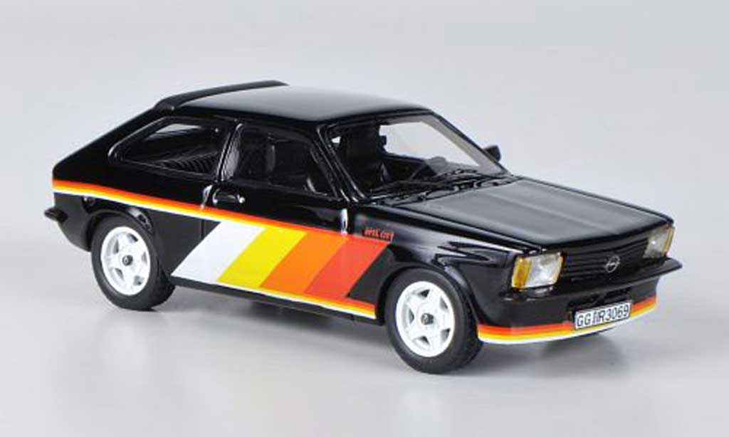 Opel Kadett C 1/43 Neo C City Irmscher zwart modelauto