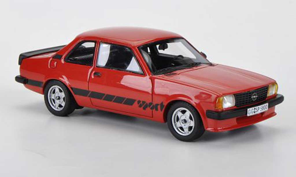 Opel Ascona B 1/43 Neo B Sport rood 1980 modelauto