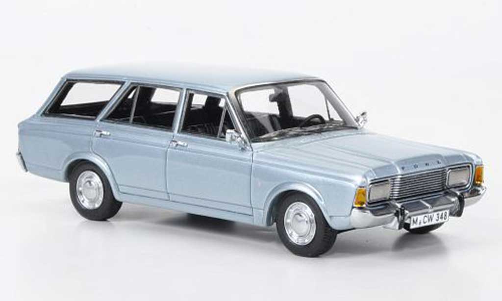 Ford Taunus 1969 1/43 Neo 1969 (P7b) Tunier blauw limited edition modelauto