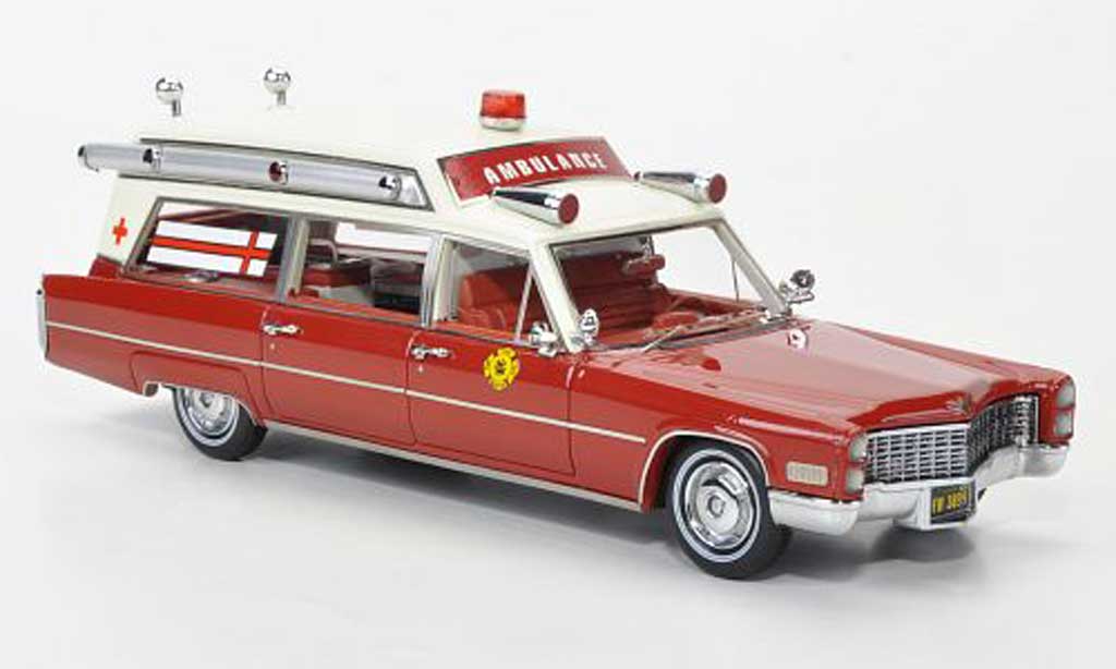 Cadillac S & S 1/43 Neo Ambulance Fire Rescue modelauto
