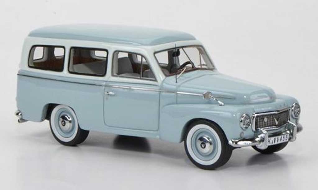 Volvo 445 1/43 Neo duett grijsblauw/wit modelauto
