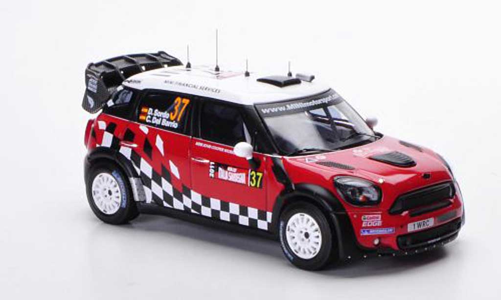 Mini Countryman JCW 1/43 IXO JCW WRC No.37 D.Sordo / C.Del Bario Rally Sardegna 2011 modelauto