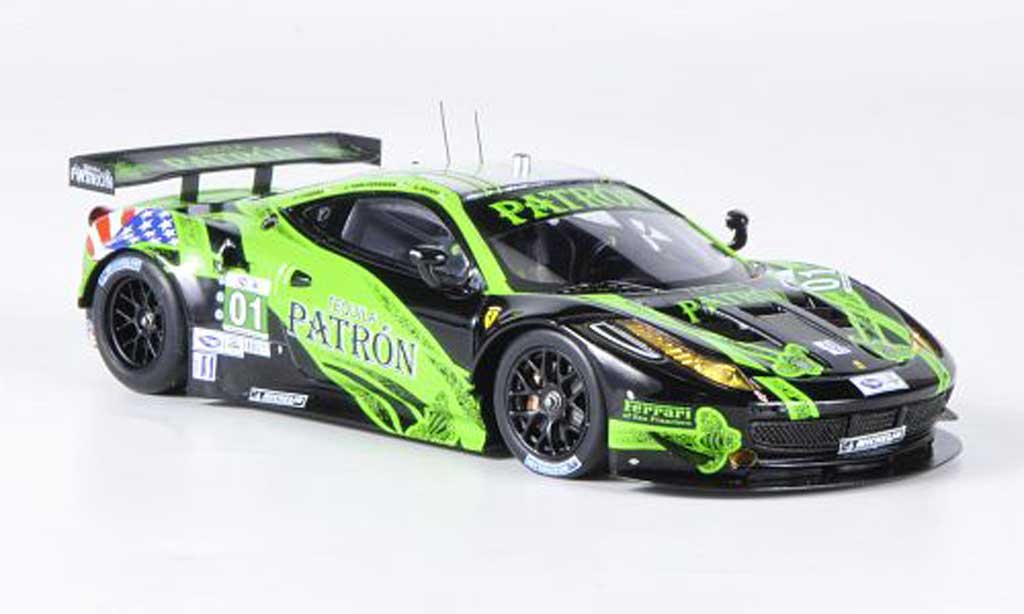Ferrari 458 Italia GT2 1/43 Fujimi Italia GT2 No.01 Extreme Speed Motorsports Tequila Patron 12h Sebring 2012 modelauto