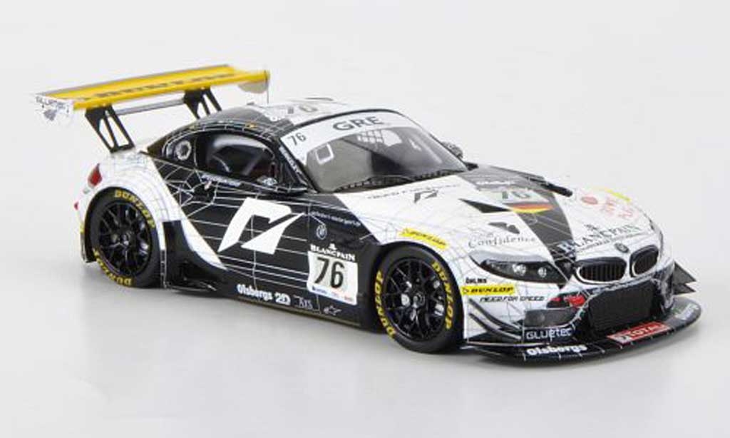 Bmw Z4 E89 1/43 Spark E89 No.76 D.Werner/E.Sandstrom/C.Hurtgen 24h Spa 2011 modelauto