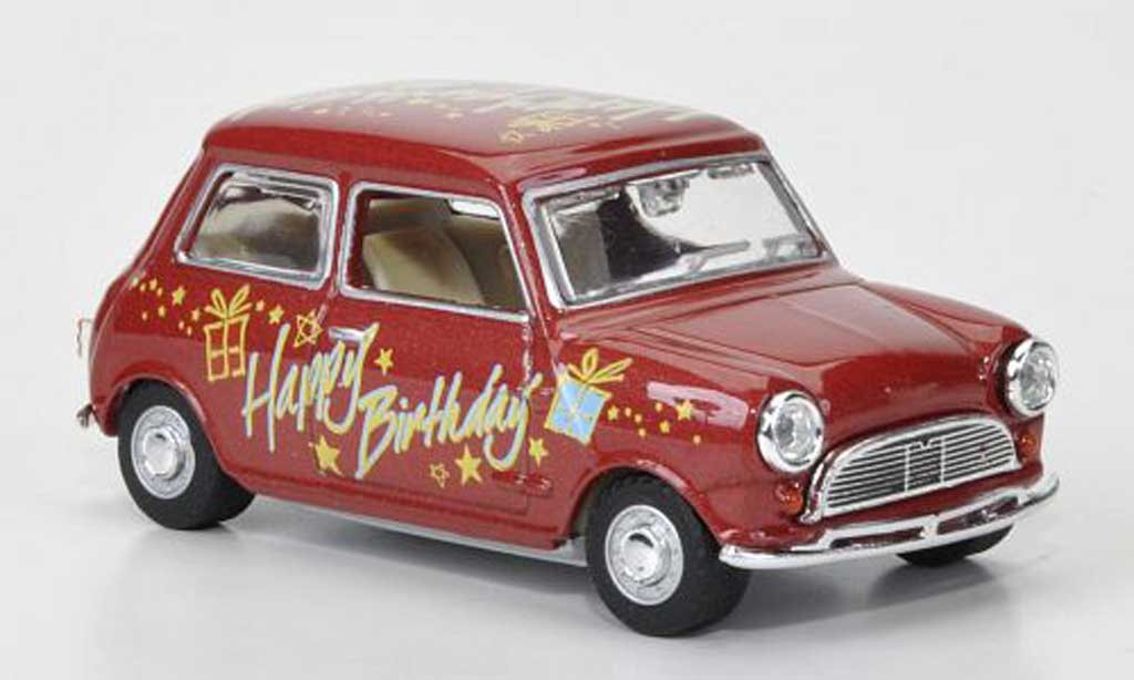 Austin Mini Cooper 1/43 Oxford Cooper Happy Birthday 1966 modelauto