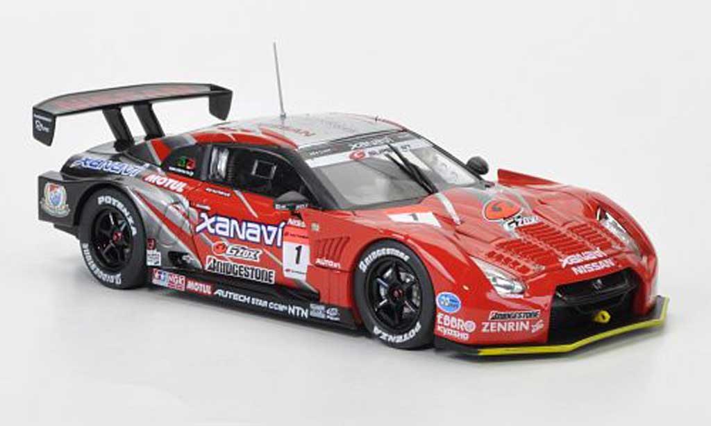 Nissan Skyline R35 1/43 Ebbro R35 Nismo GT-R Super GT 500 No.1 Xanavi Nismo Festival 2008 modelauto