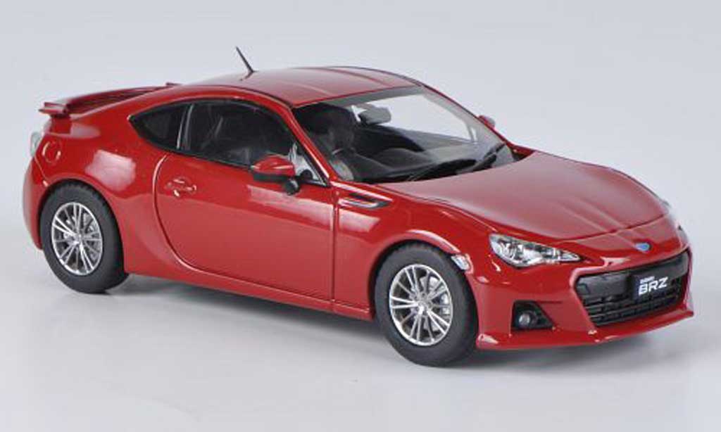 Subaru BRZ 1/43 Ebbro rood RHD 2012 modelauto