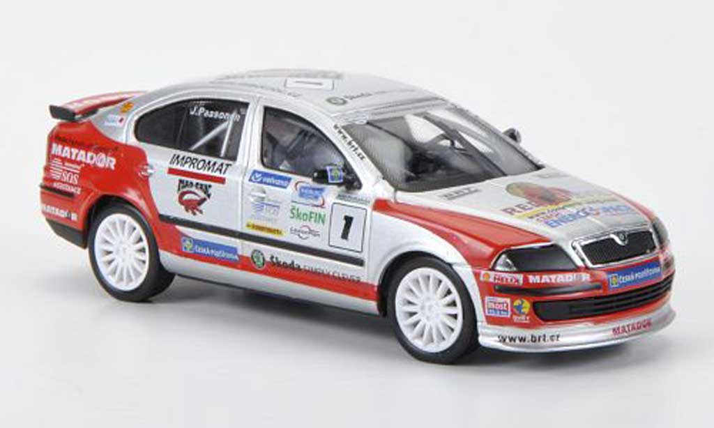 Skoda Octavia Cup 1/43 Abrex Cup No.1 J.Paasonen 2005 modelauto