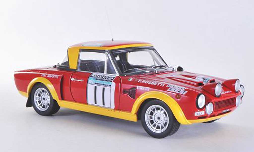 Fiat 124 Abarth 1/18 Sun Star Abarth Rallye No.11 M.Verini / F.Rossetti RAC Rally 1975 modelauto