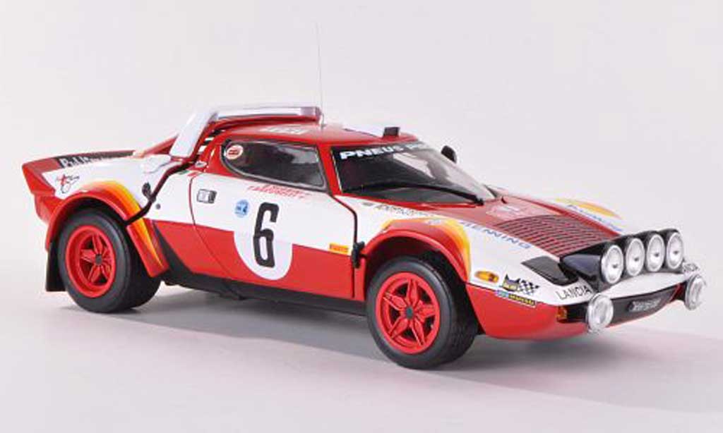 Lancia Stratos HF 1/18 Sun Star HF Rally No.6 Publimmo-Racing Rally Monte Carlo 1979 modelauto