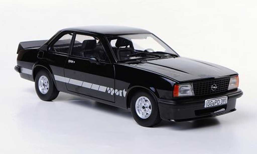 Opel Ascona B 1/18 Sun Star B 2.0E Sport zwart modelauto