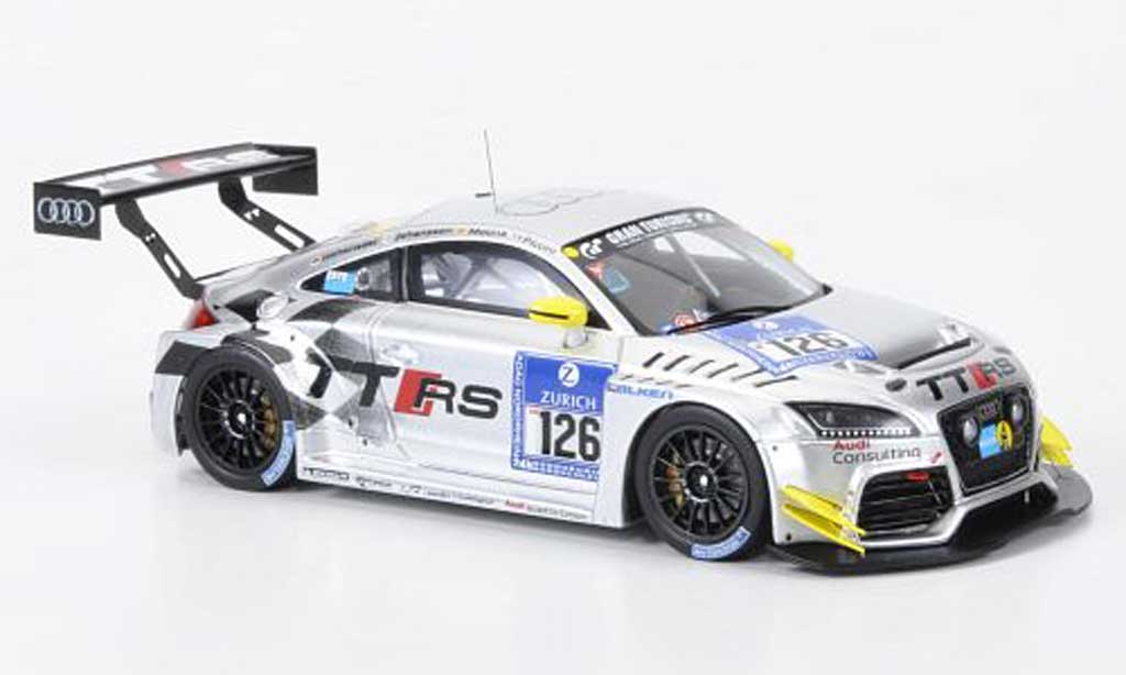 Audi TT RS 1/43 Spark RS No.126 24h Nurburgring 2011 modelauto