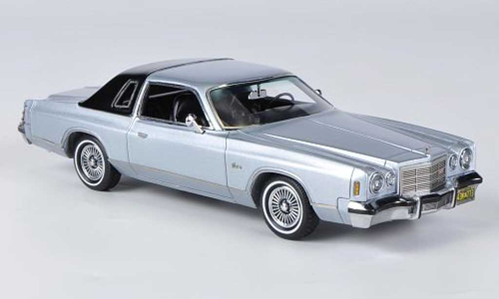 Dodge Charger 1976 1/43 American Excellence 1976 Mk.IV grijs /zwart modelauto