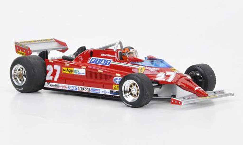 Ferrari 126 1981 1/43 Brumm 1981 CK Turbo No.27 G.Villeneuve GP Italien 30 Jahre modelauto