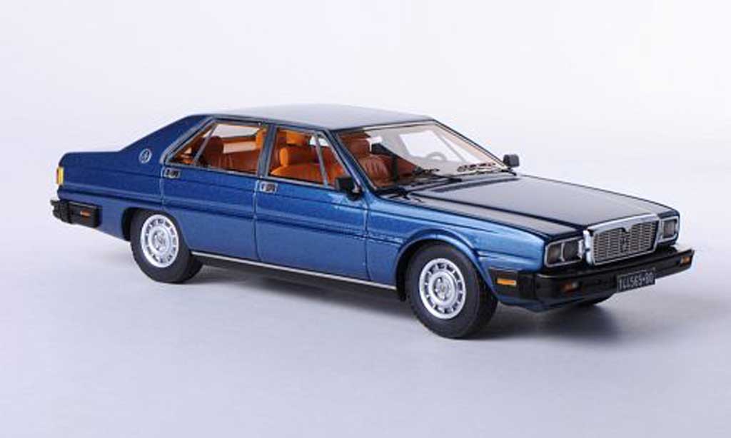 Maserati Quattroporte 1/43 Neo III blauw 1978 modelauto