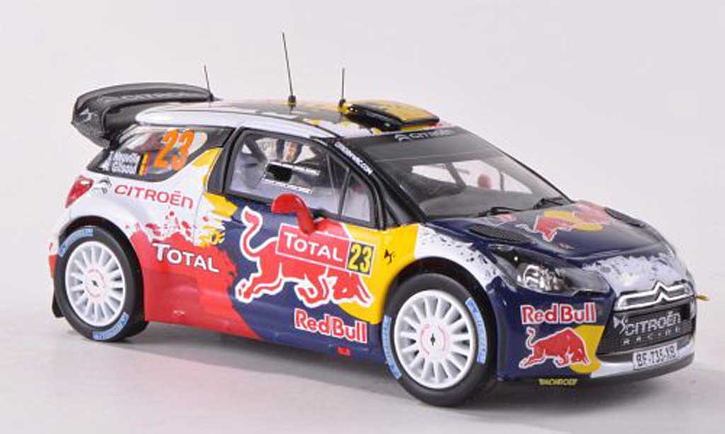 DS Automobiles DS3 WRC 2012 1/43 IXO WRC 2012 No.23 Red Bull Rally Monte Carlo T.Neuville/N.Gilsoul modelauto