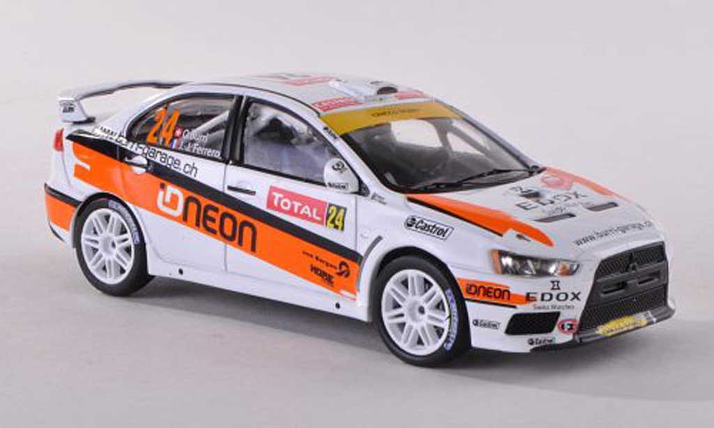 Mitsubishi Lancer Evolution X 1/43 IXO Evolution X No.24 Edox Rally Monte Carlo 2012 O.Burri/J.Ferrero modelauto