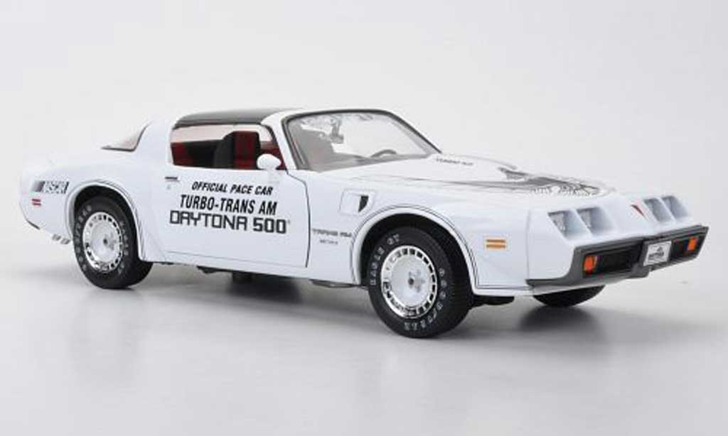 Pontiac Firebird 1981 1/18 Greenlight 1981 Turbo T/A Official Pace Car Daytona 500 1981 modelauto