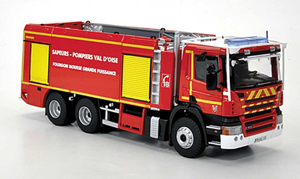 Scania Serie R 1/43 Eligor P400 GIMAEX 95 Sapeurs Brandweer - Val d'Oise Schaumloschfahrzeug modelauto