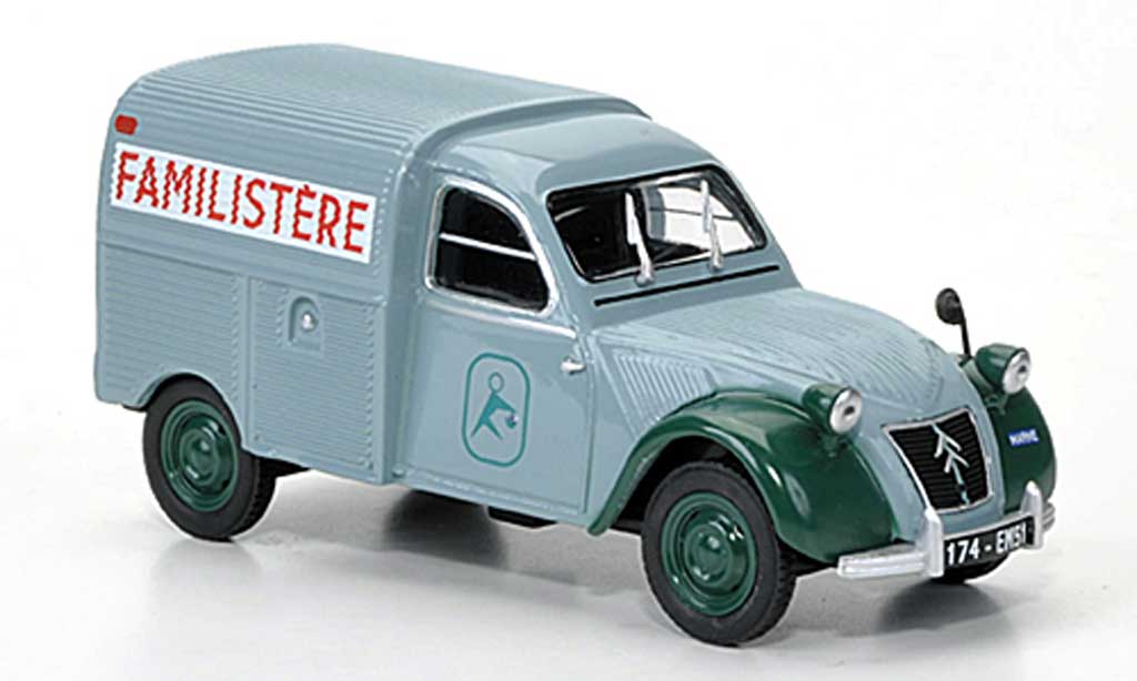 Citroen 2CV 1/43 Eligor AZU Familistere modelauto