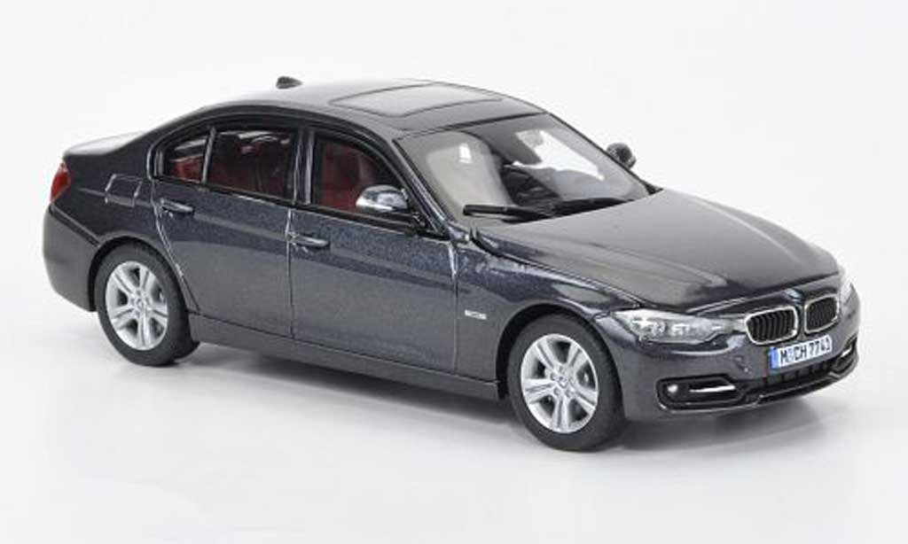 Bmw 330 F30 1/43 Hachette F30 (F30) grijs 2012 modelauto
