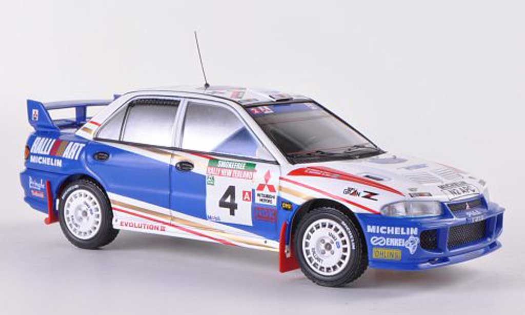 Mitsubishi Lancer Evolution III 1/43 HPI Evolution III No.4 RalliArt R.Burns / R.Reid Rally Neuseeland 1996 modelauto