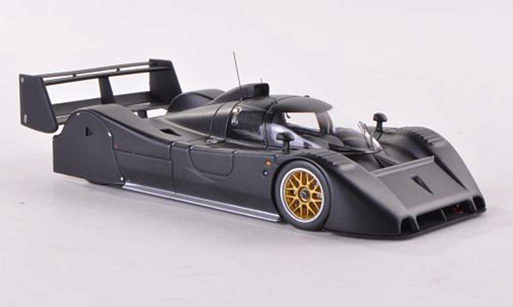 Toyota TS010 1/43 HPI mattzwart Testfahrzeug Suzuka 1992 modelauto