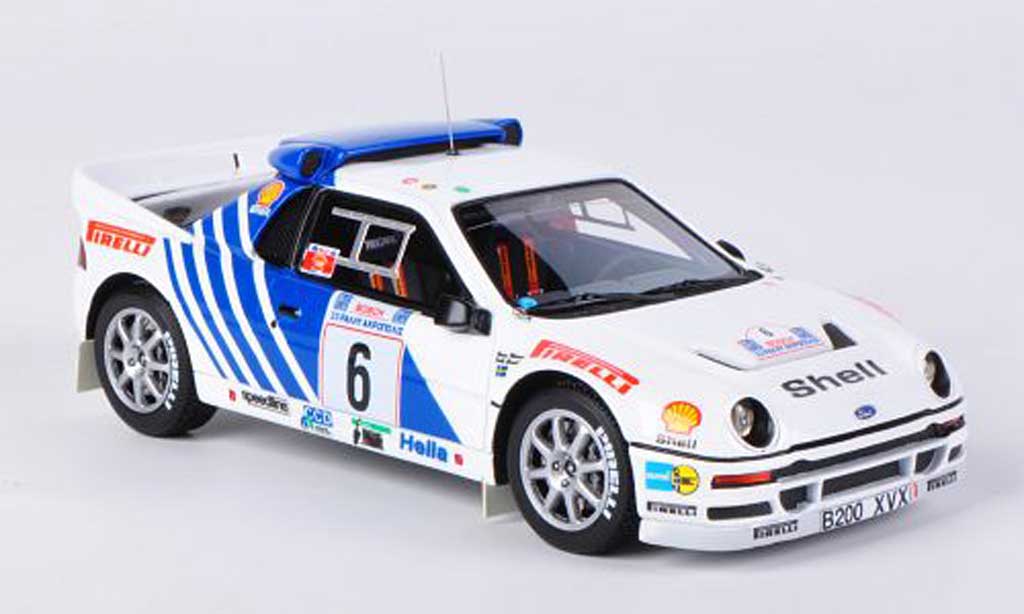 Ford RS 200 1/43 HPI No.6 Pirelli K.grundel / B.Melander Rally Acropolis 1986 modelauto