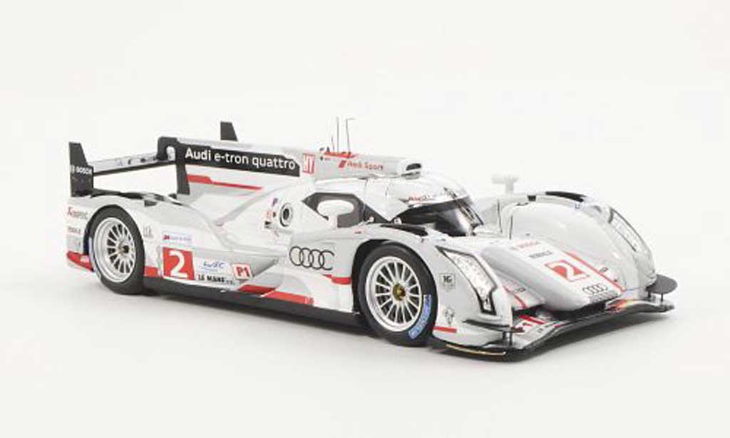 Audi R18 e-tron 1/43 Spark e-tron quattro No.2 Team Joest R.Capello / T.Kristensen / A.McNish 24h Le Mans 2012 modelauto