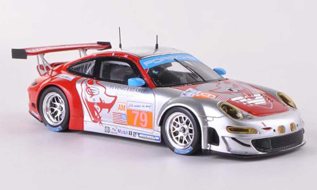 Porsche 997 GT3 RSR 1/43 Spark GT3 RSR 2012 No.79 Flying Lizard Motorsports P.Pilet / S.Neiman / S.Pumpelly 24h Le Mans modelauto