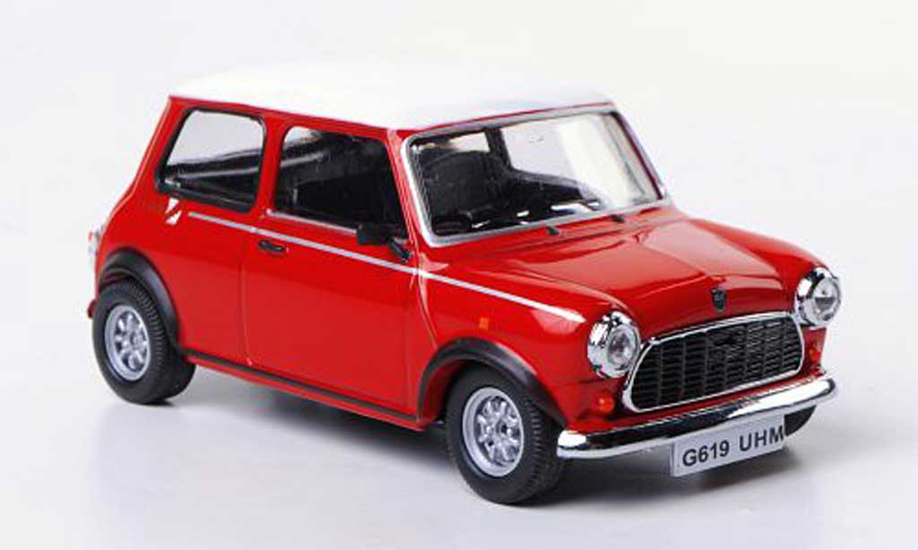 Austin Mini Cooper 1/43 Vitesse Cooper Flame Red rood/wit RHD 1990 modelauto