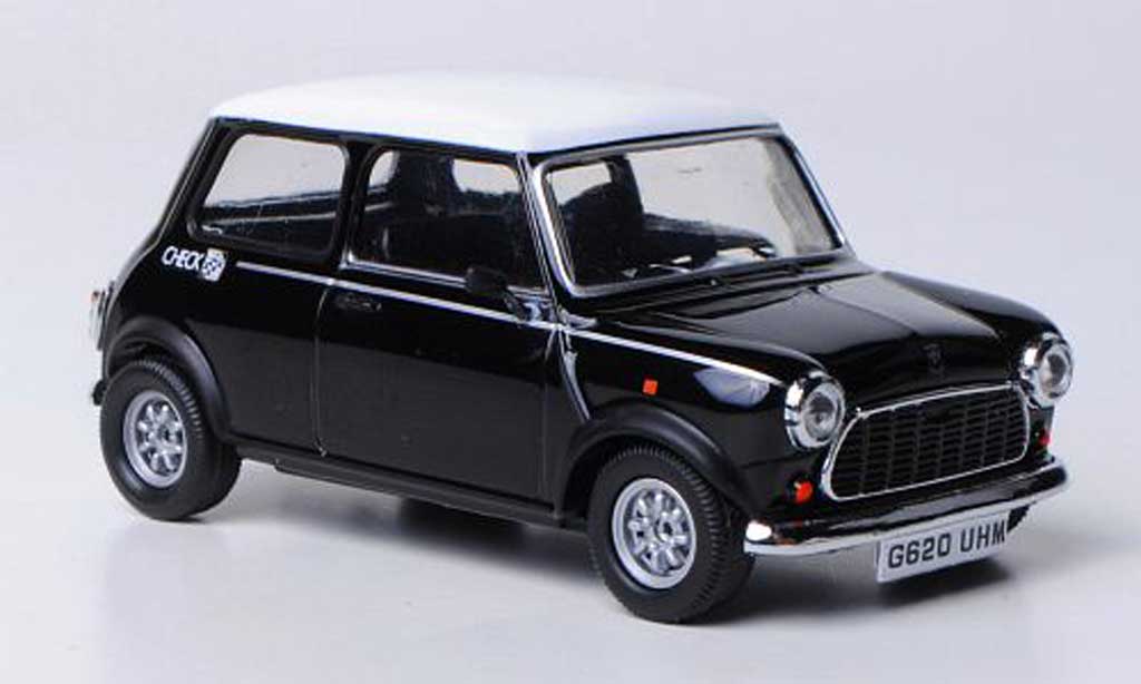Austin Mini Cooper 1/43 Vitesse Cooper Check Mate zwart/wit RHD 1990 modelauto