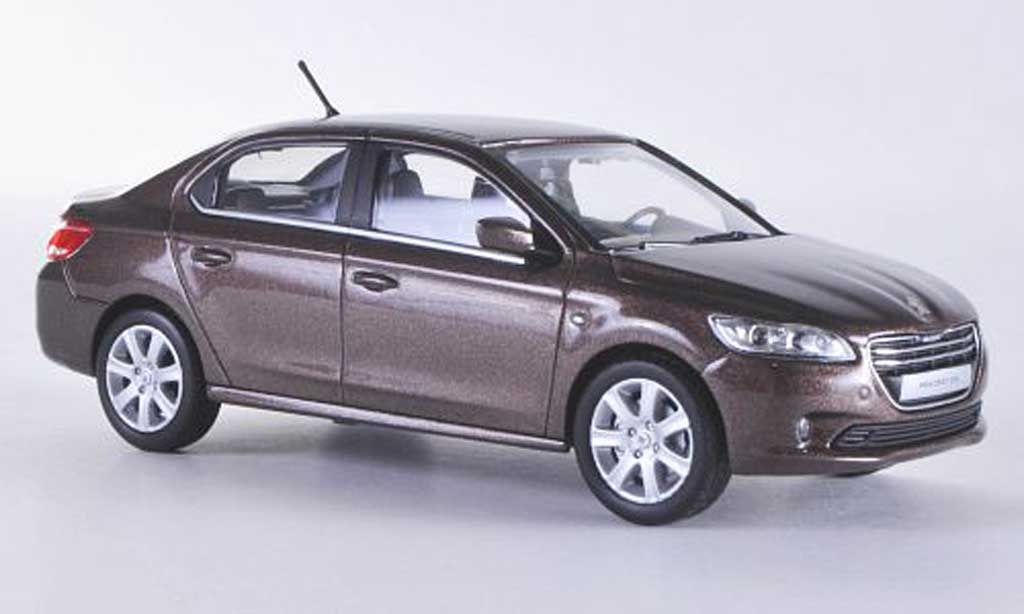 Peugeot 301 1/43 Norev bruin 2012 modelauto