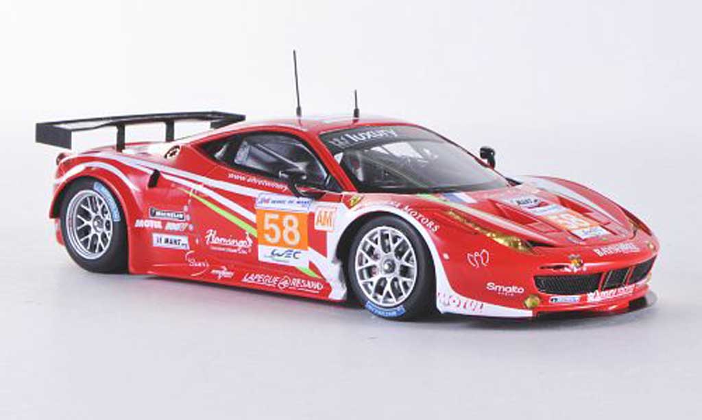 Ferrari 458 Italia GT2 1/43 Fujimi Italia GT2 No.58 Luxury Racing 24h Le Mans 2012 modelauto