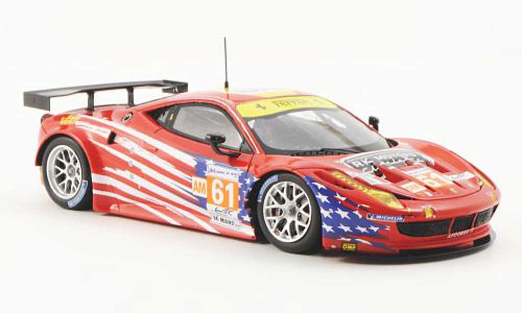 Ferrari 458 Italia GT2 1/43 Fujimi Italia GT2 No.61 AF Corse-Waltrip 24h Le Mans 2012 modelauto