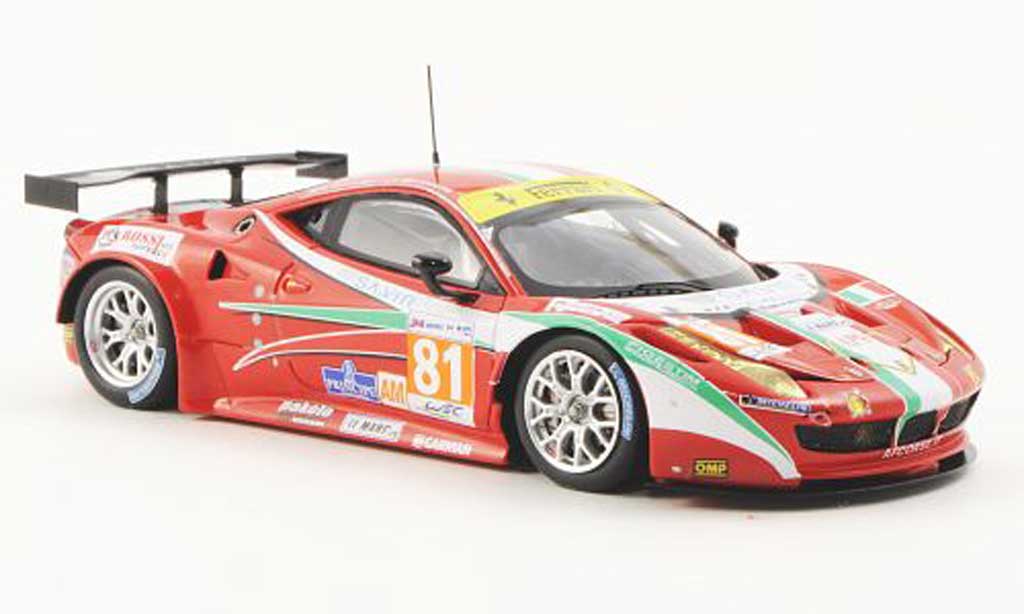 Ferrari 458 Italia GT2 1/43 Fujimi Italia GT2 No.81 AF Corse 24h Le Mans 2012 modelauto