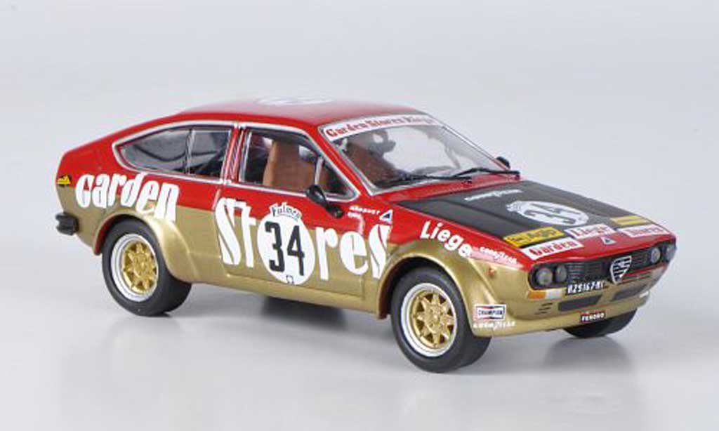 Alfa Romeo GT 2.0 1/43 M4 V 2.0 Alfetta No.34 Spa 1976 modelauto
