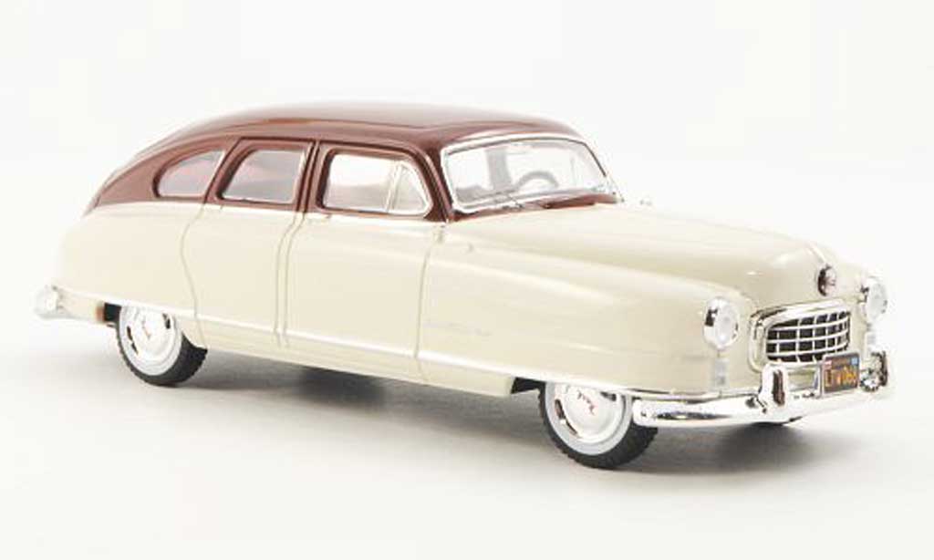 Nash Ambassador 1/43 Premium X 2-farbig beige/rood 1950 modelauto