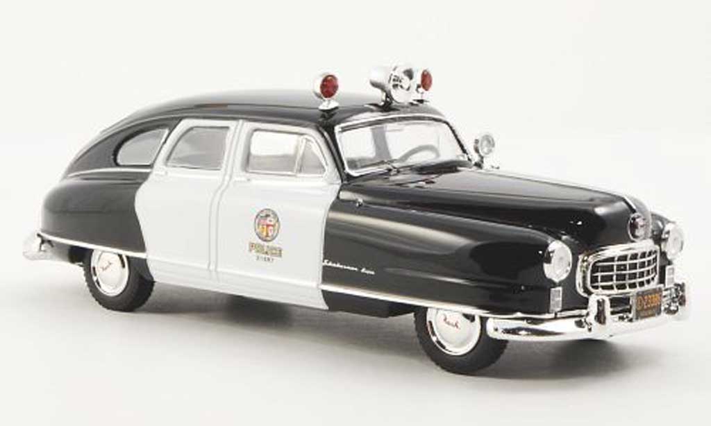 Nash Ambassador 1/43 Premium X LAPD Politie - Politie 1950 modelauto