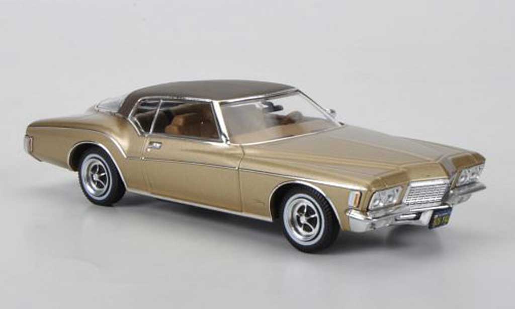 Buick Riviera 1972 1/43 Premium X 1972 Coupe gold/bruin Sondermodell limitierte Auflage 750 Stuck modelauto