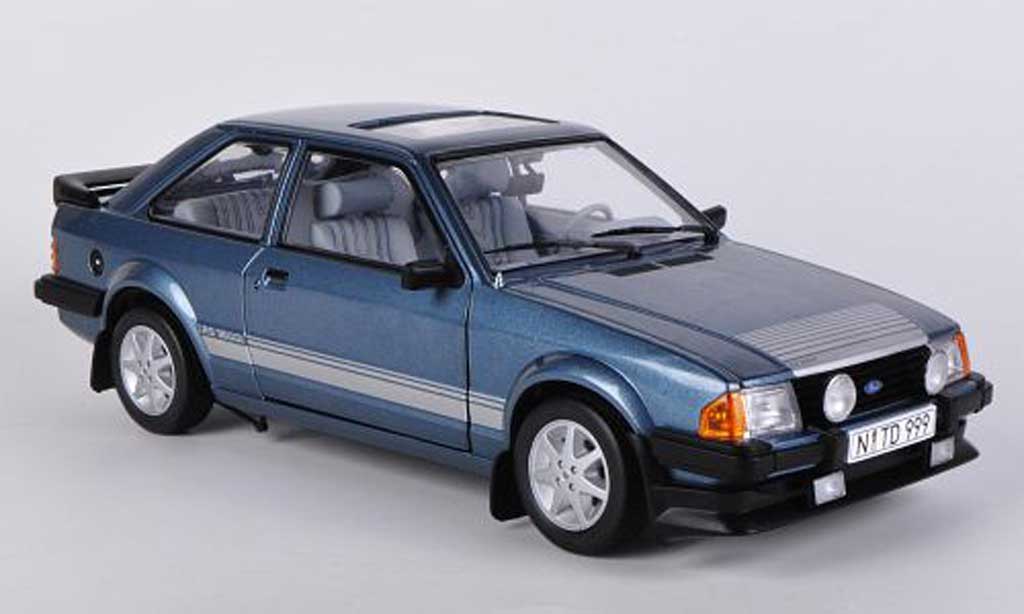 Ford Escort RS 1600 1/18 Sun Star RS 1600 blauw 1984 modelauto