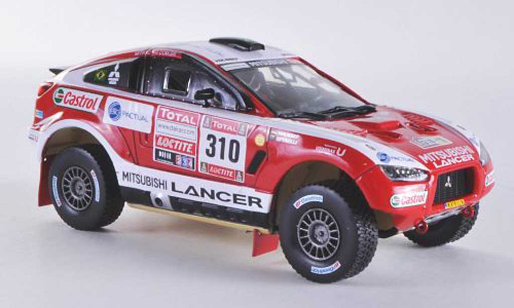 Mitsubishi Racing Lancer 1/43 Vitesse No.310 G.Spinelli / H.Youssef Rally Dakar 2012 modelauto