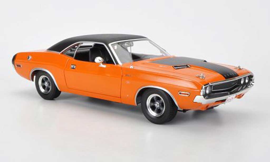 Dodge Challenger 1970 1/18 Greenlight 1970 R/T oranje/matt zwart Fast & Furious 2 modelauto