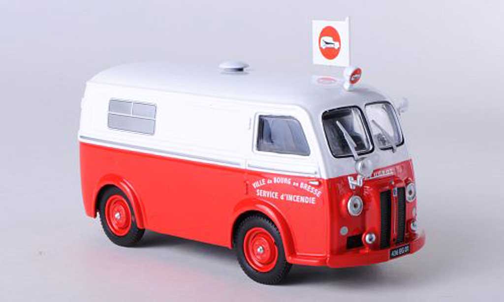 Peugeot D3 1/43 Eligor Ambulance Service d'Incendie - Ville de Bourg en Bresse RTW modelauto