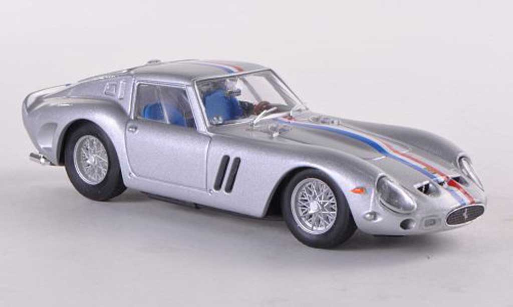 Ferrari 250 GTO 1963 1/43 Brumm GTO 1963 grijs(blauw-wit-rood-Streifen) modelauto