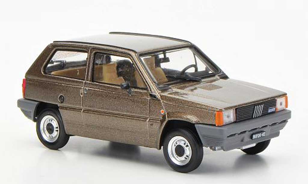 Fiat Panda 1/43 Brumm 45S bruin 1982 modelauto