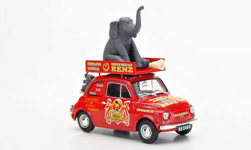 Fiat 500 R 1/43 Brumm R NL Circus Renz (NL) Bellissimo 2007 1972 modelauto