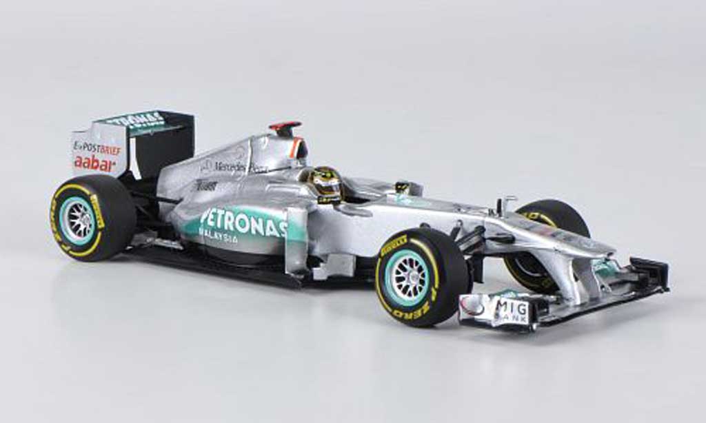 Mercedes F1 2011 1/43 Minichamps 2011 MGP W02 No.7 Petronas M.Schumacher GP Belgien modelauto