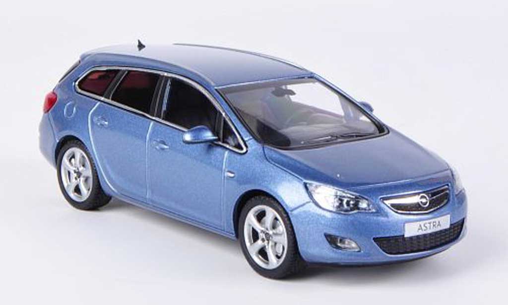 Opel Astra 1/43 Minichamps J Sports Tourer grijsblauw 2010 modelauto