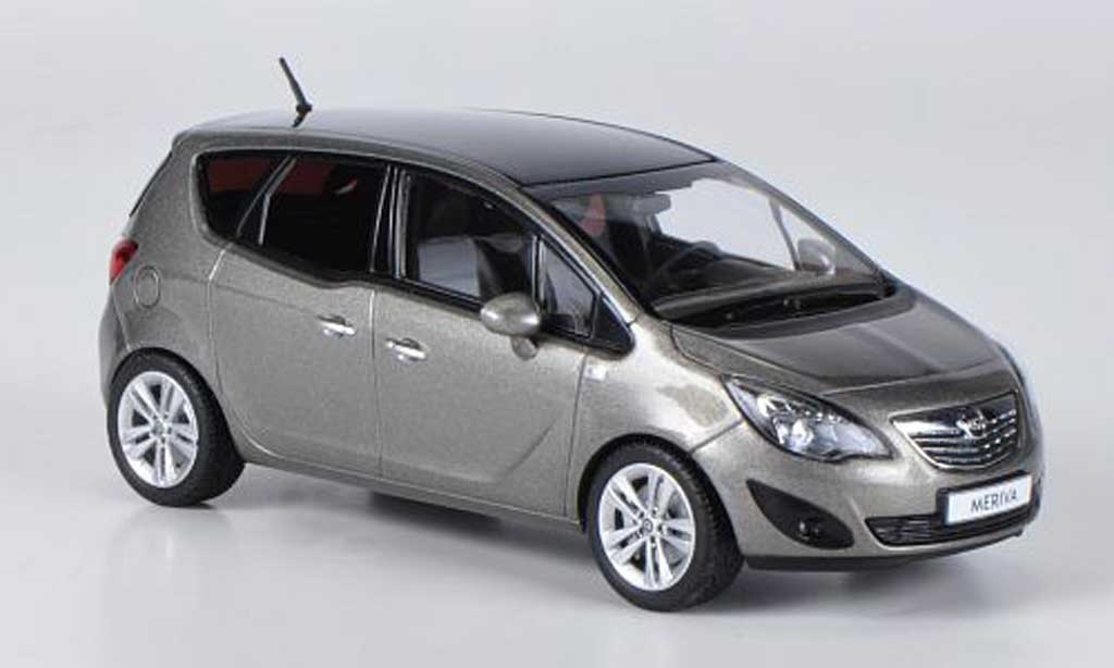 Opel Meriva 1/43 Minichamps grijs bruin 2010 modelauto